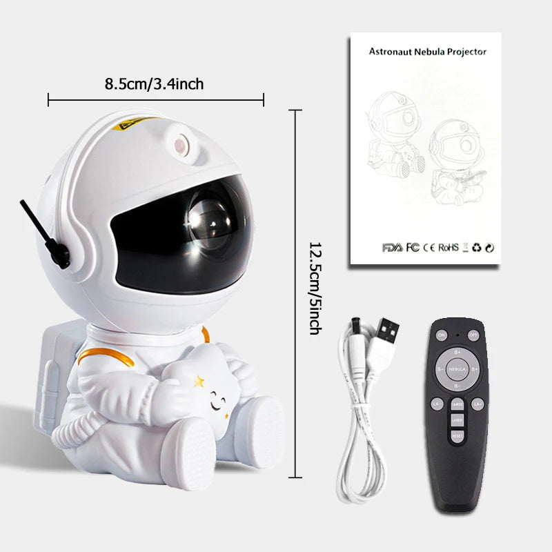 proyector astronauta de galaxia