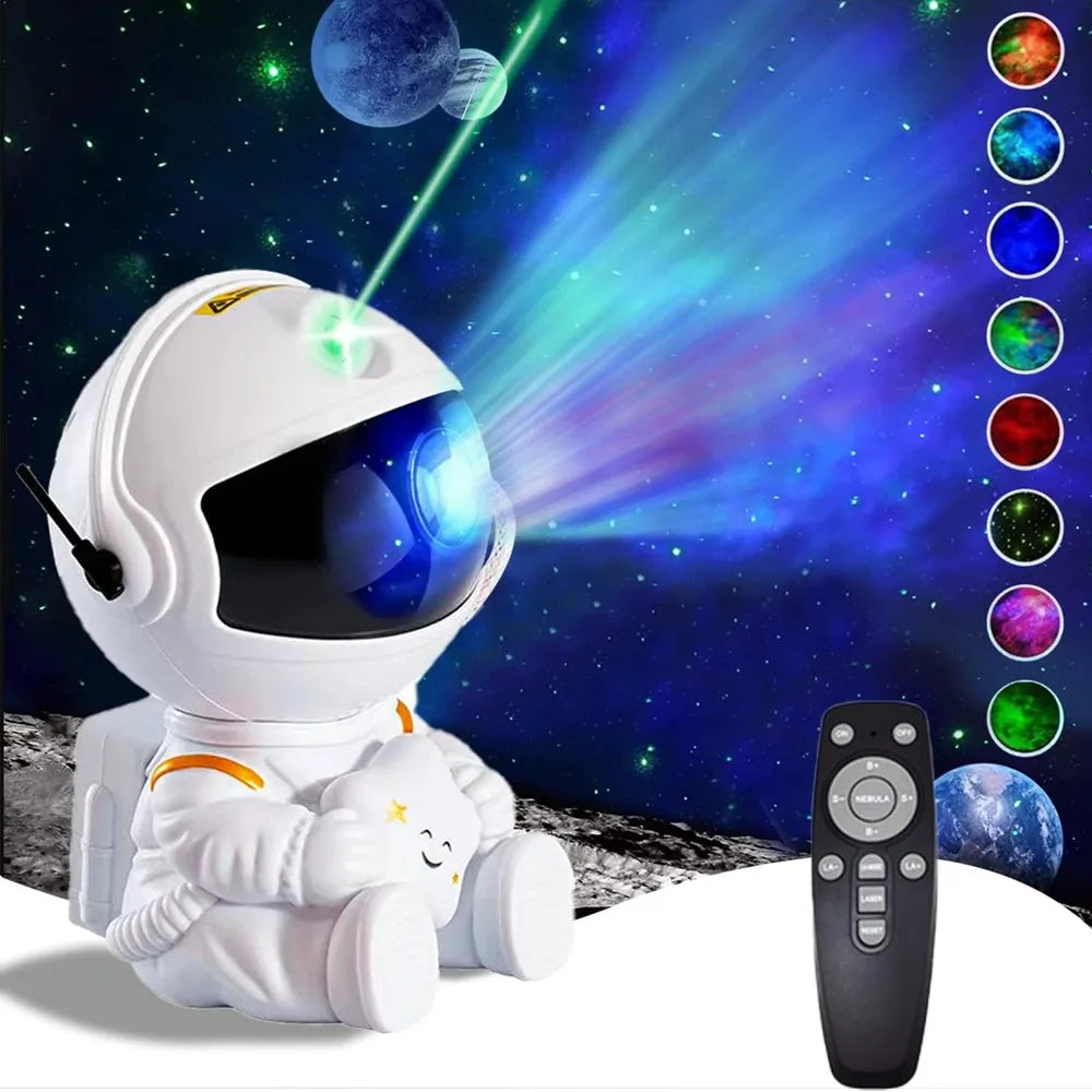 proyector astronauta de galaxia