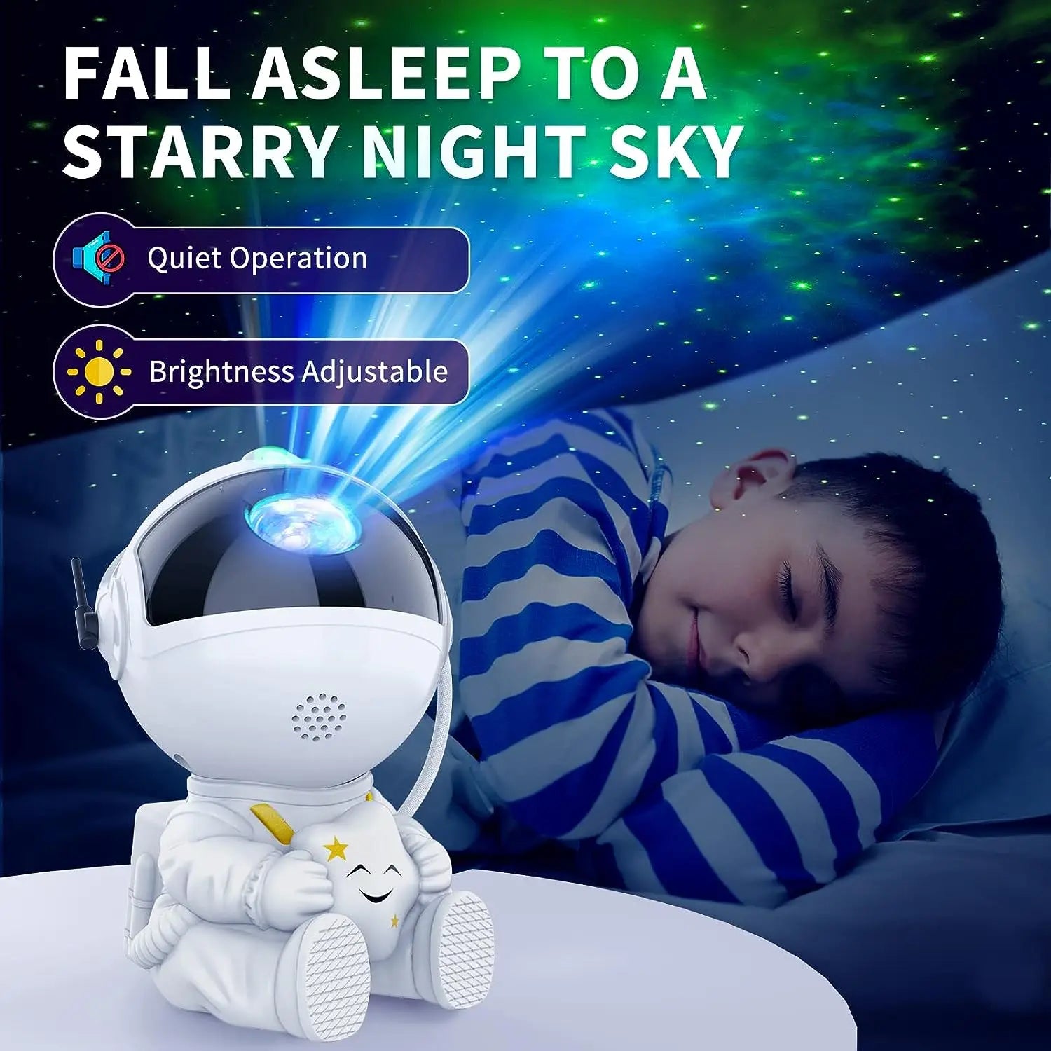 proyector astronauta de galaxia